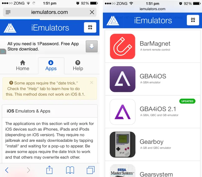 How To Get GBA Emulator on iOS 9.2 FREE - GBA4iOS 2.1 NO Jailbreak 